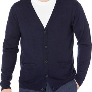 Goodthreads Men's Lightweight Merino Wool Cardigan Sweater